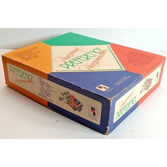 VTG 1987 Personal Preference Board Game NEW unused sealed Game pieces open box - Picture 2 of 7